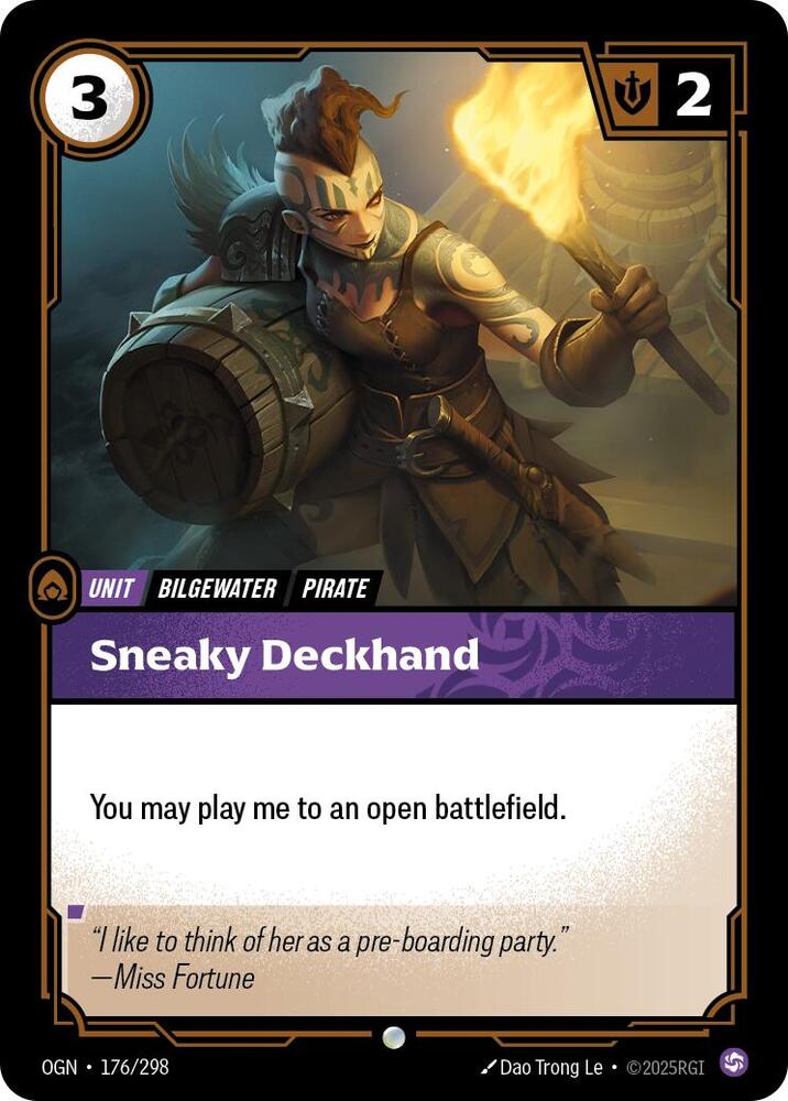 Sneaky Deckhand card image