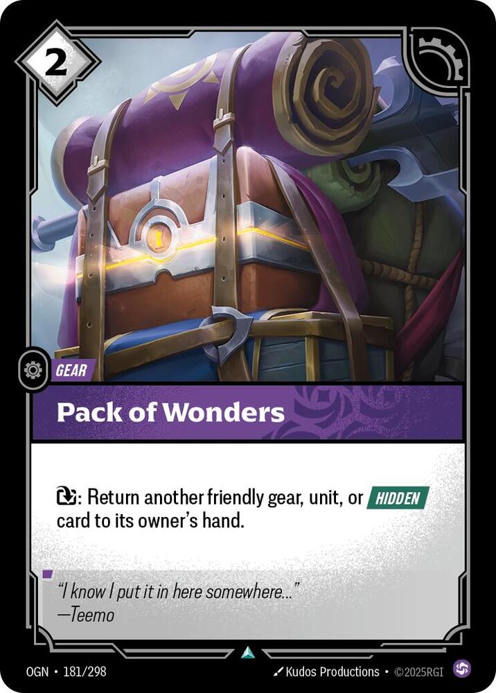 Pack of Wonders card image