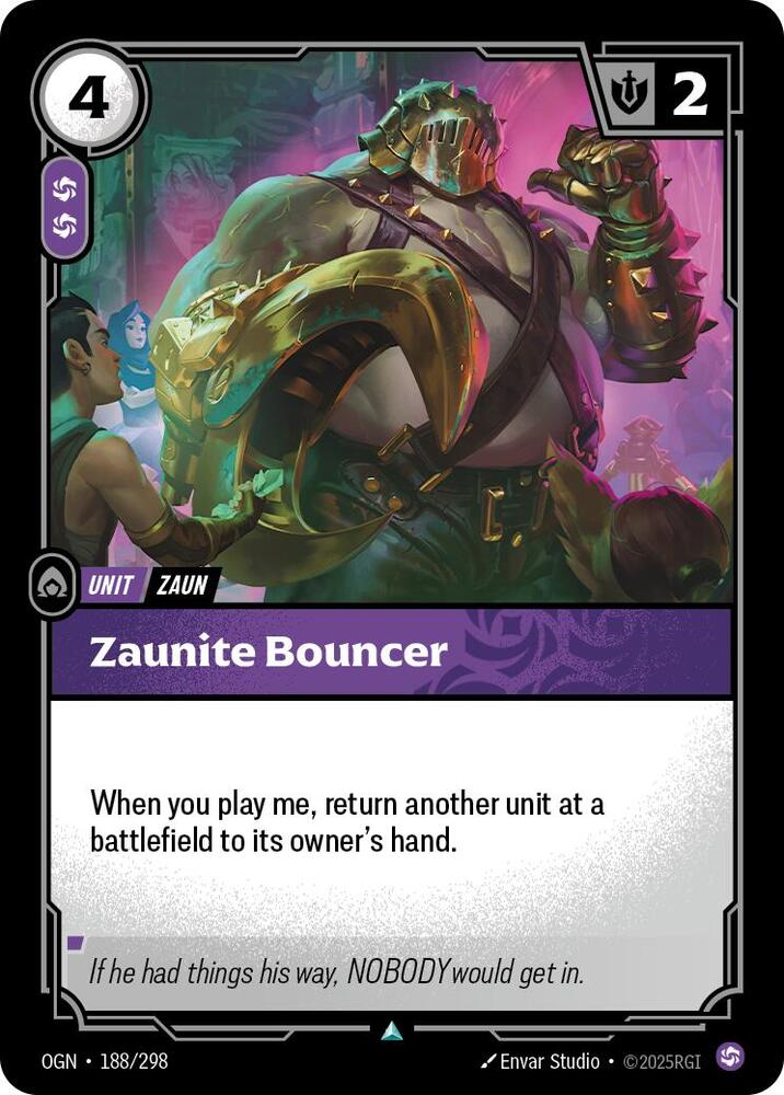 Zaunite Bouncer card image