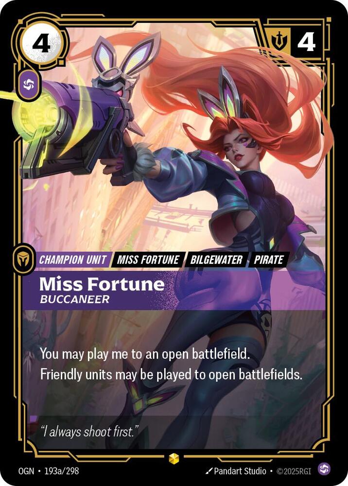 Miss Fortune, Buccaneer (Alternate Art) card image