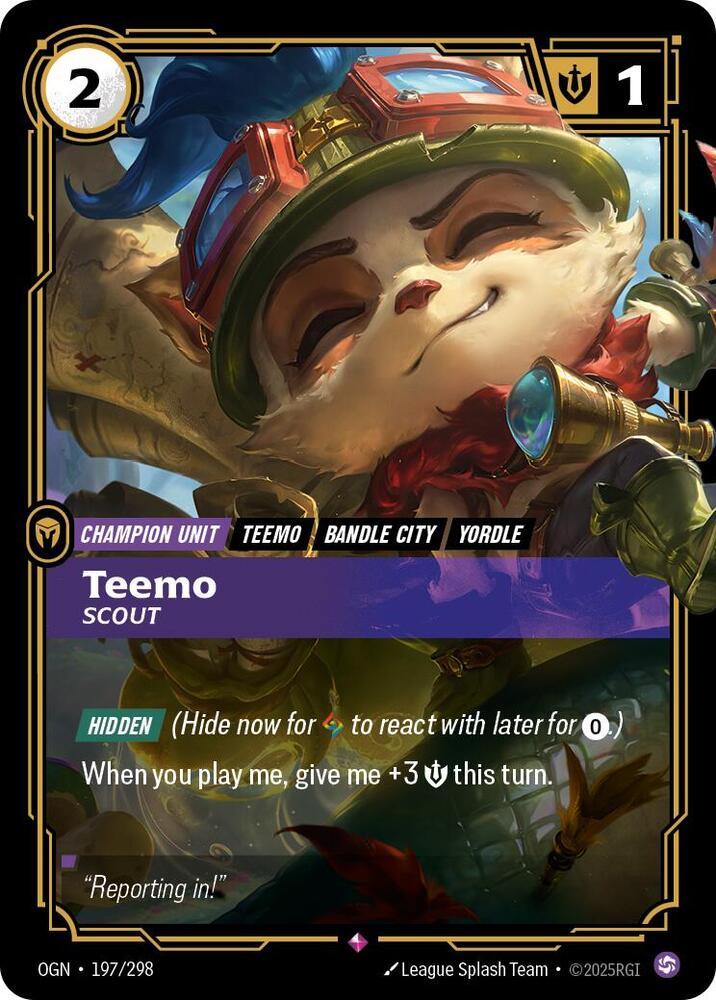 Teemo, Scout card image