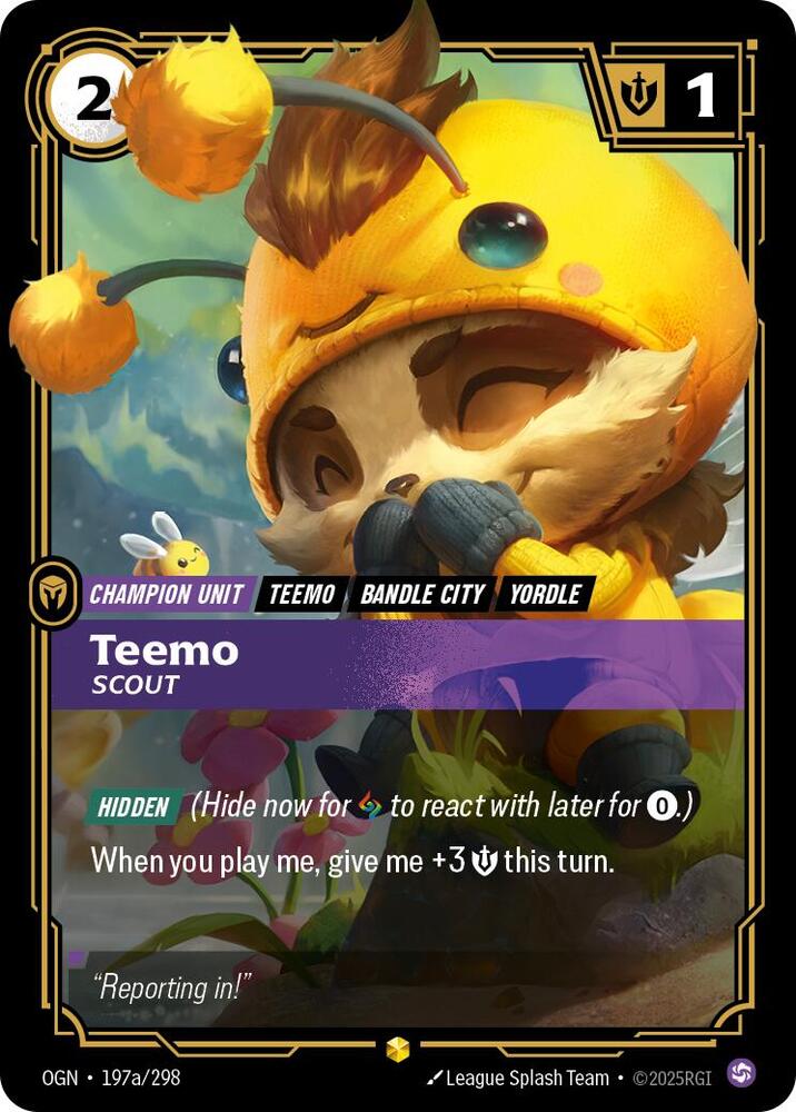 Teemo, Scout (Alternate Art) card image