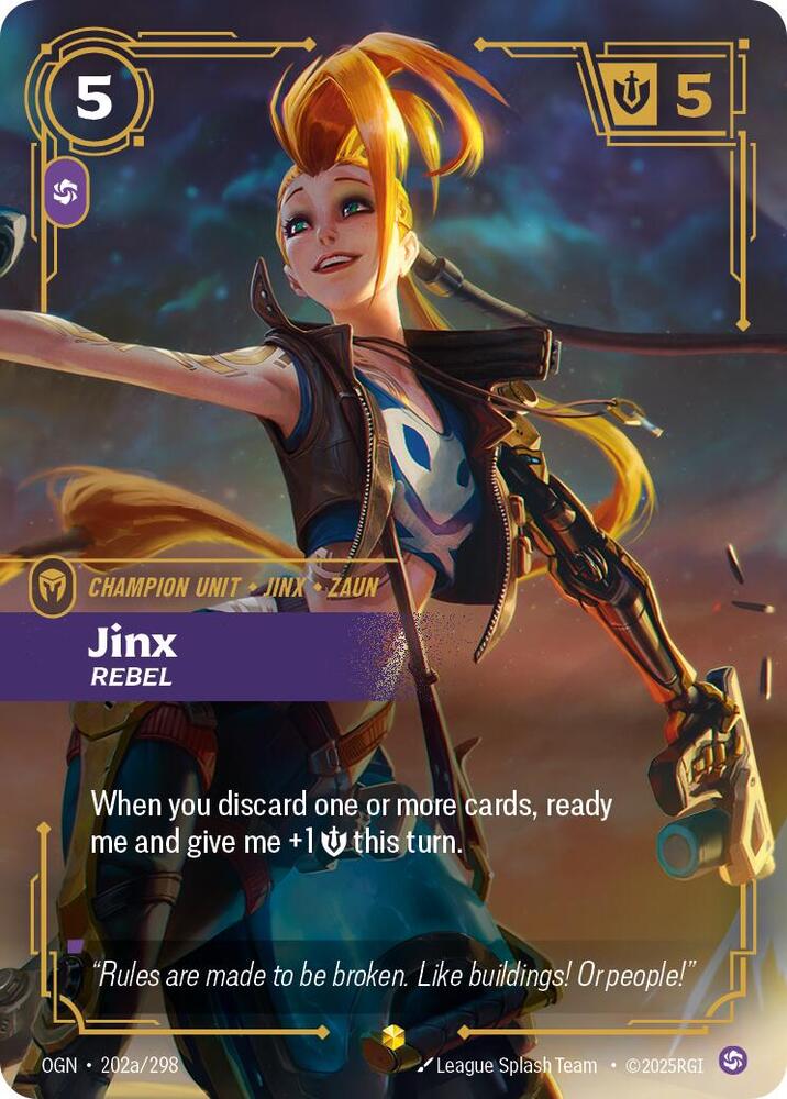 Jinx, Rebel (Alternate Art) card image