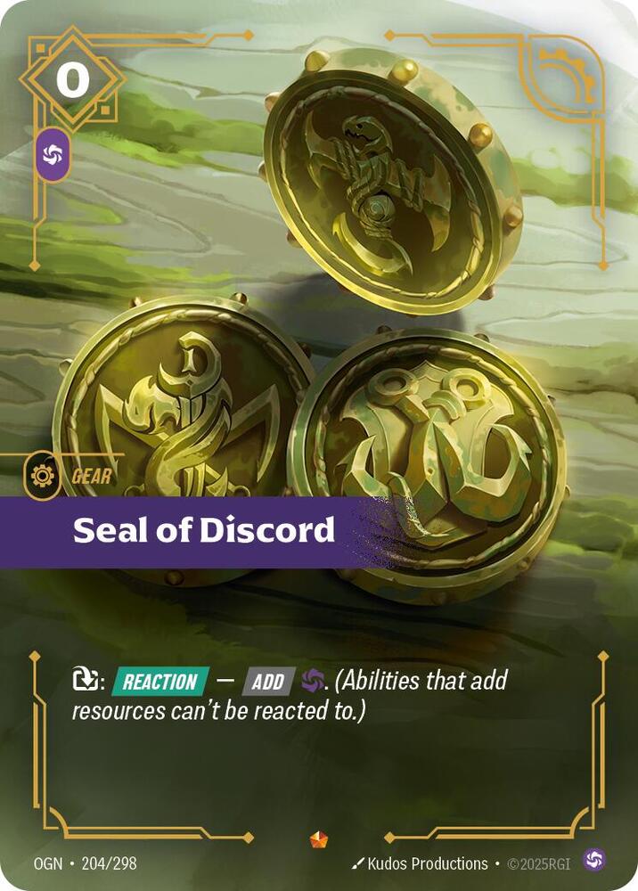 Seal of Discord card image