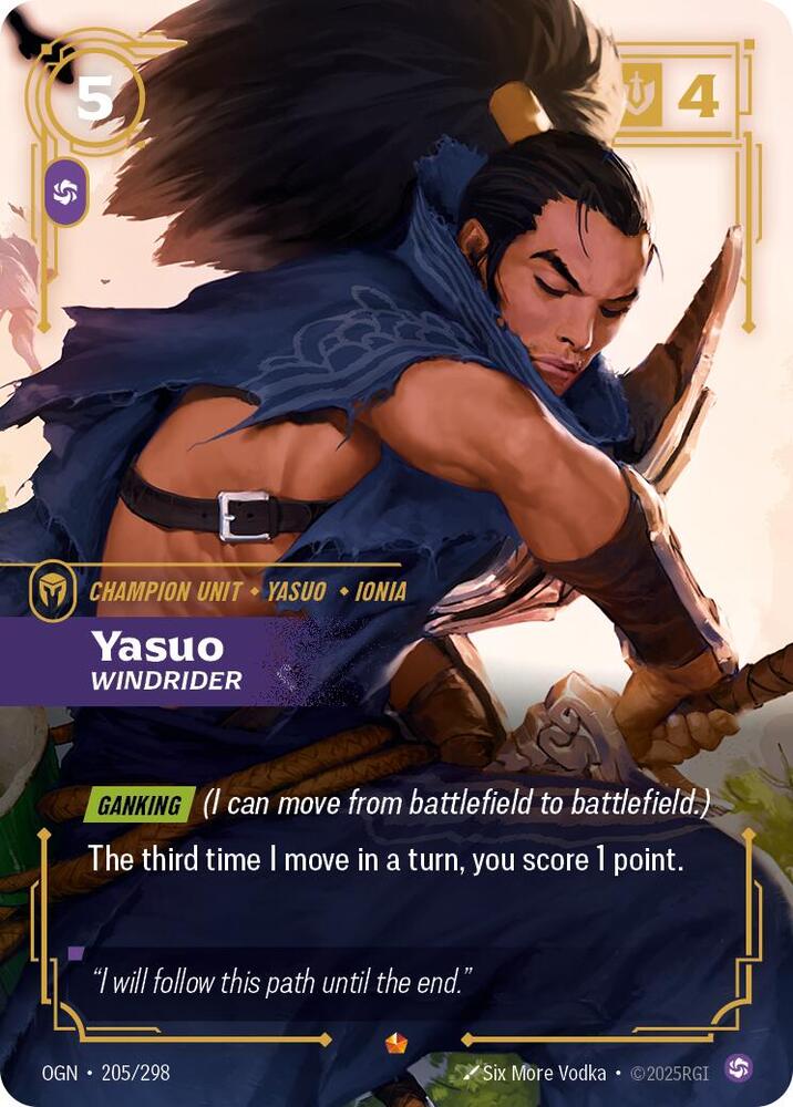 Yasuo, Windrider card image