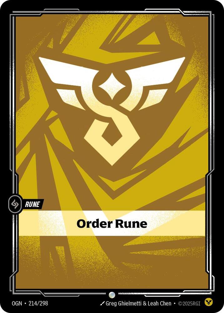 Order Rune card image