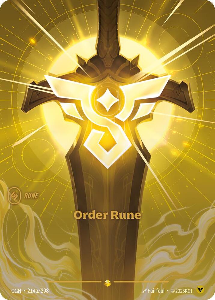 Order Rune (Alternate Art) card image