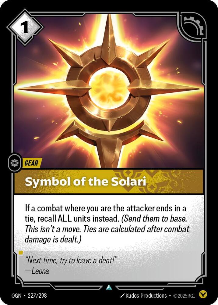 Symbol of the Solari card image