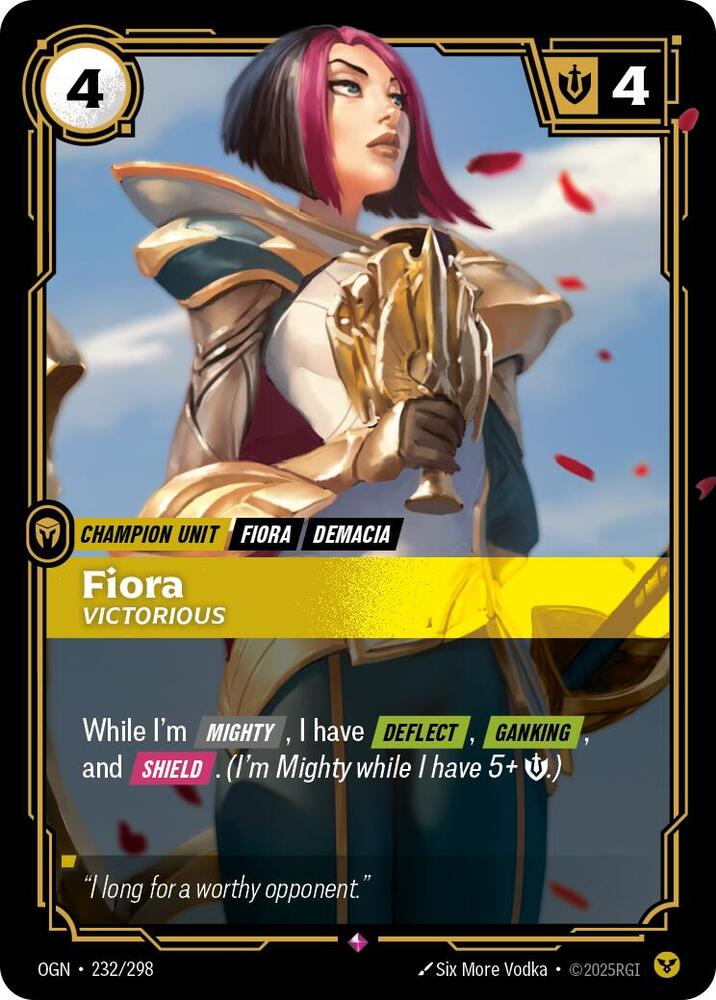 Fiora, Victorious card image