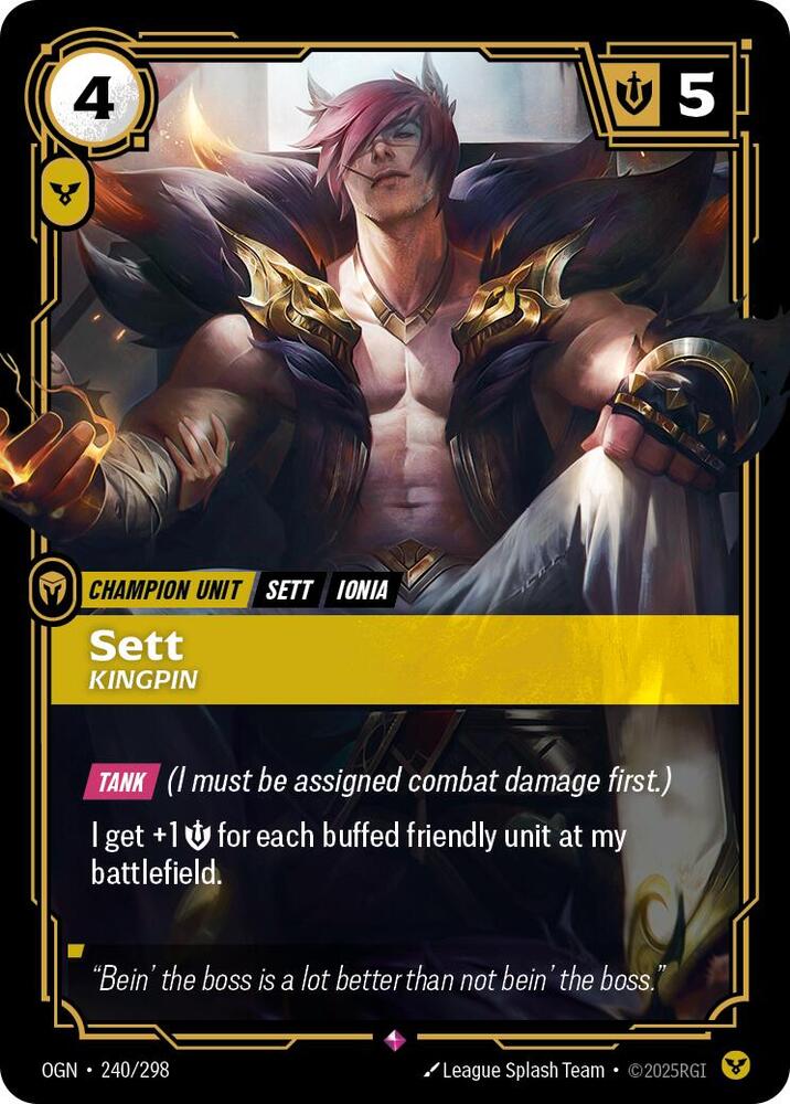 Sett, Kingpin card image