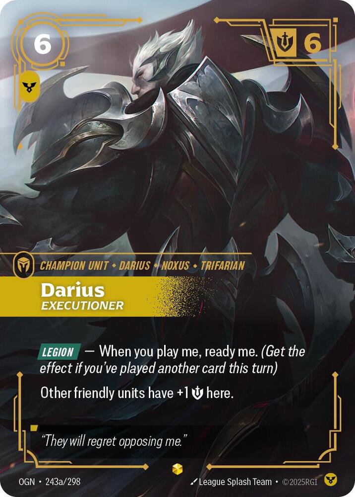 Darius, Executioner (Alternate Art) card image