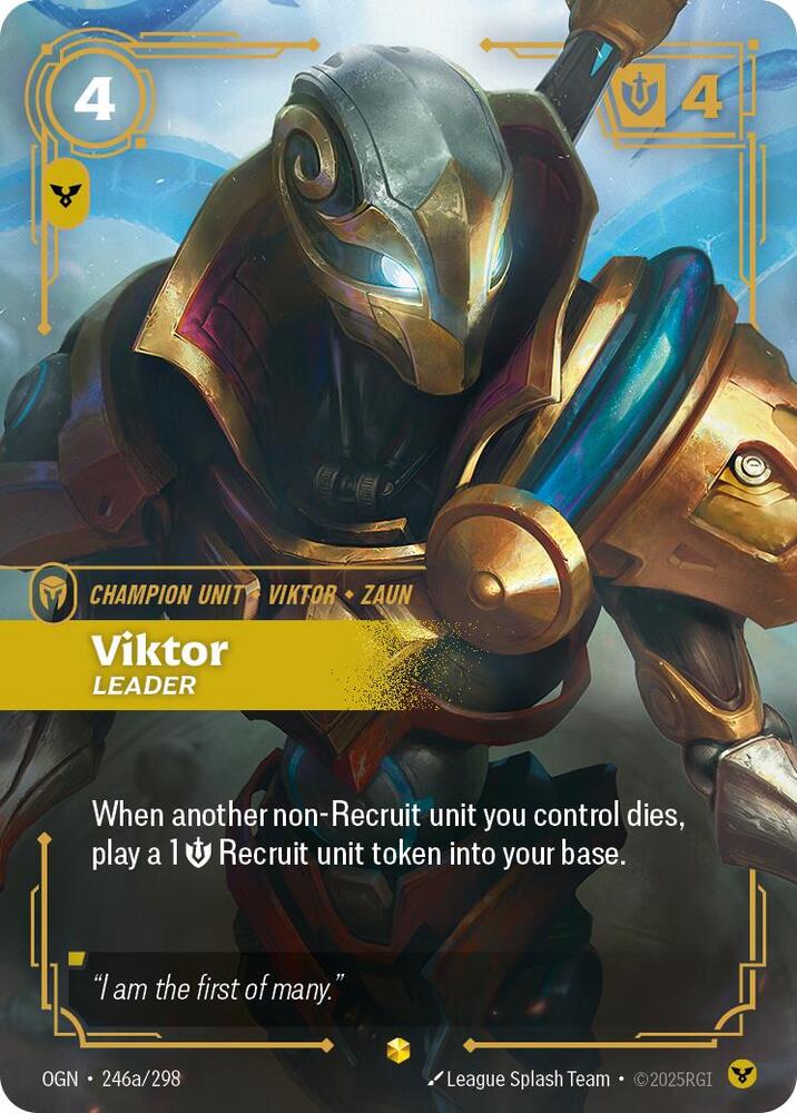 Viktor, Leader (Alternate Art) card image