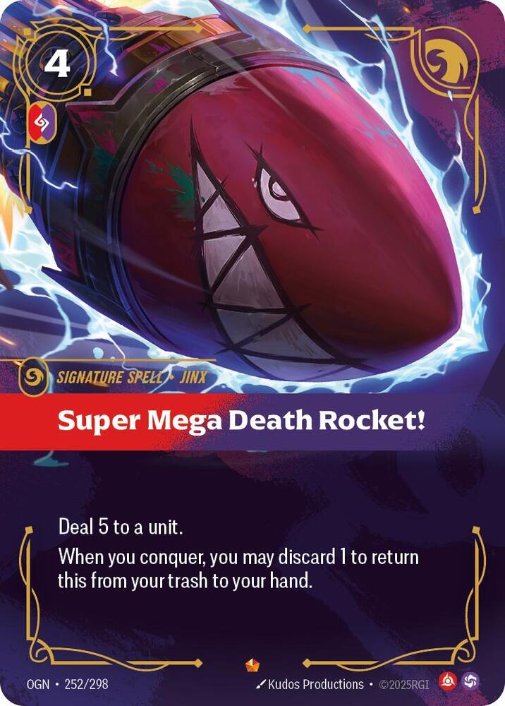 Super Mega Death Rocket! card image