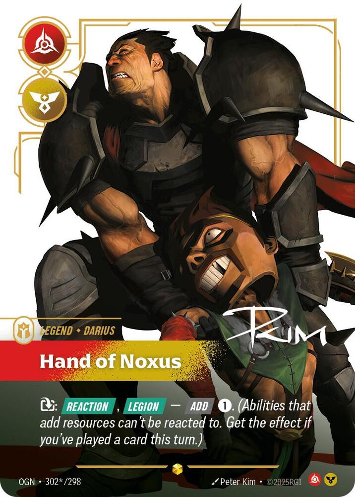 Darius, Hand of Noxus (Signature) card image