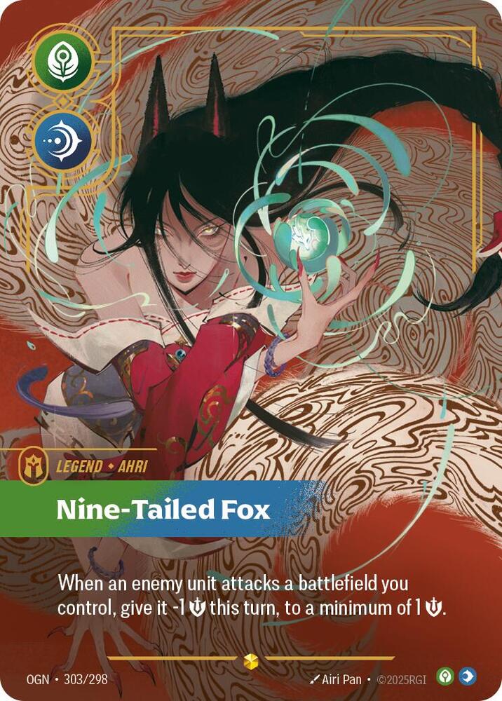 Ahri, Nine-Tailed Fox (Overnumbered) card image
