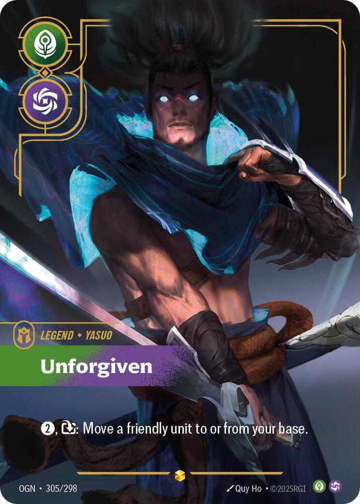 Yasuo, Unforgiven (Overnumbered) card image