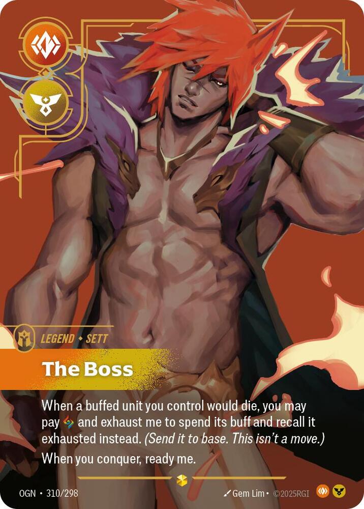 Sett, The Boss (Overnumbered) card image
