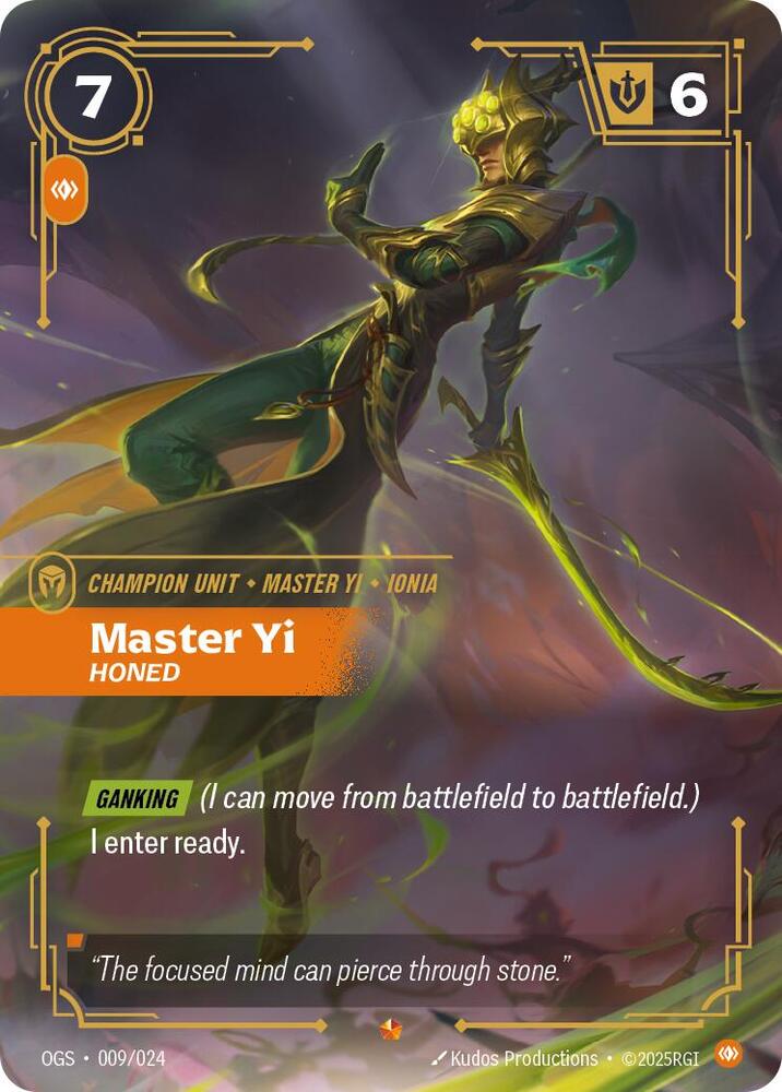 Master Yi, Honed card image