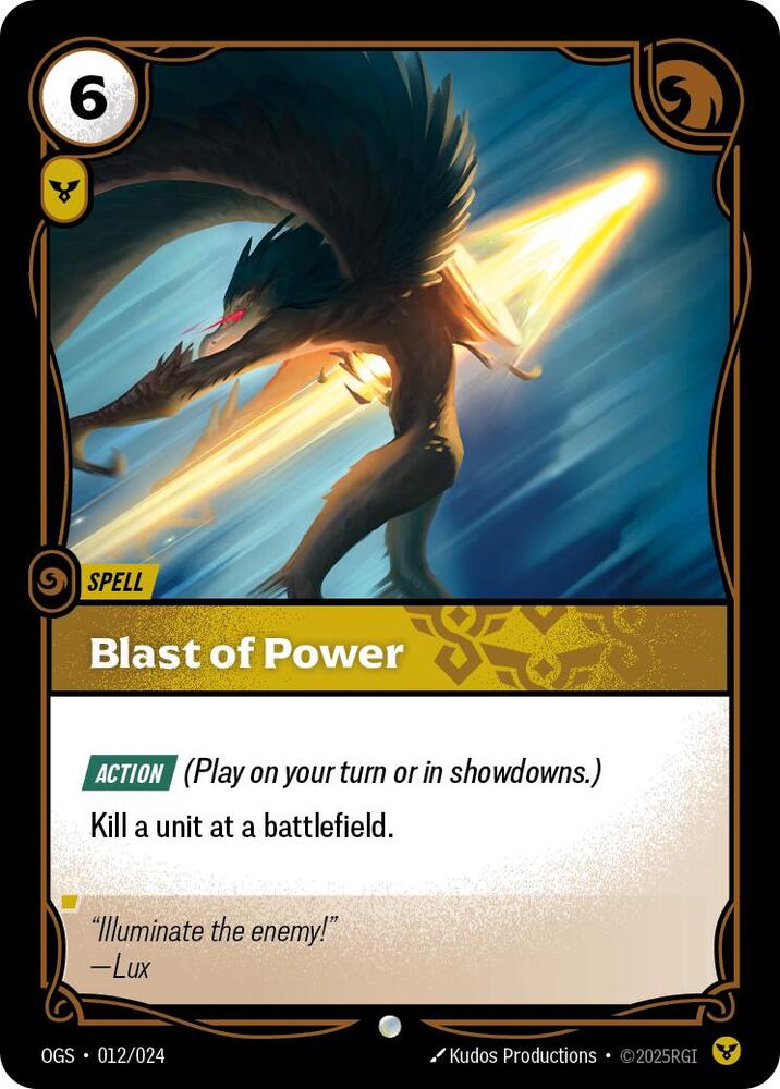 Blast of Power card image