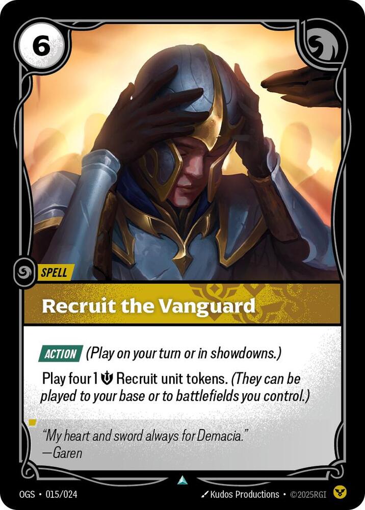 Recruit the Vanguard card image