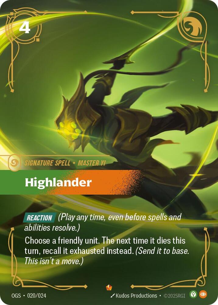Highlander card image