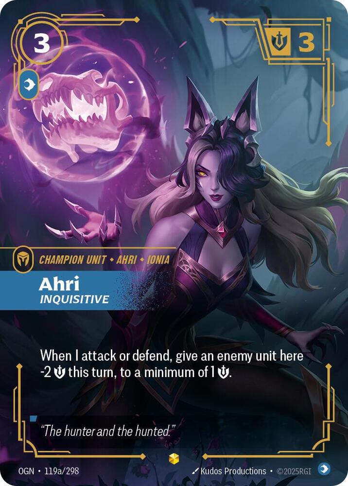 Ahri, Inquisitive (Alternate Art) card image