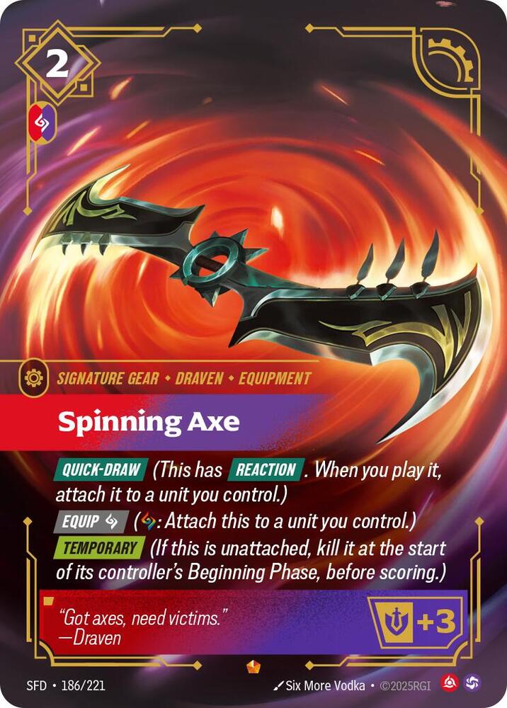 Spinning Axe card image