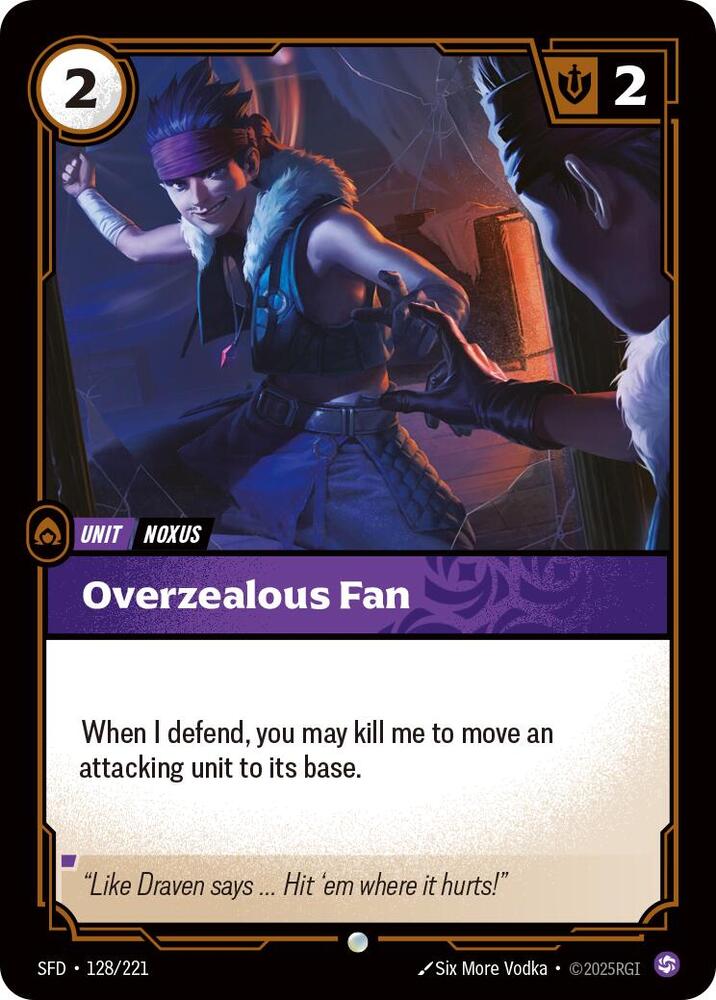 Overzealous Fan card image