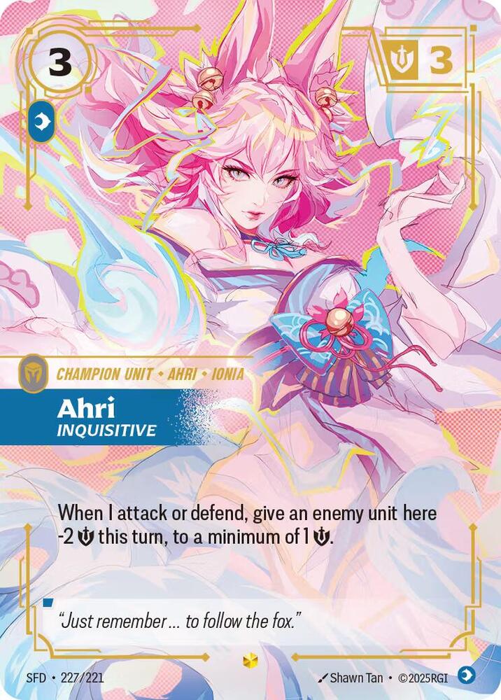 Ahri, Inquisitive (Overnumbered) card image