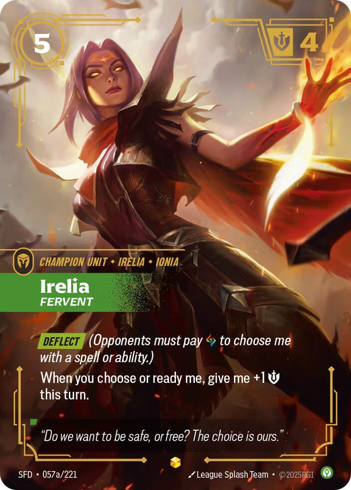 Irelia, Fervent (Alternate Art) card image