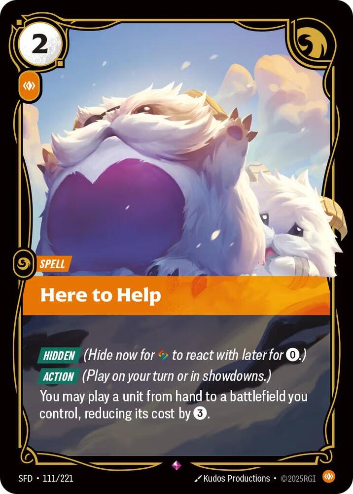 Here to Help card image
