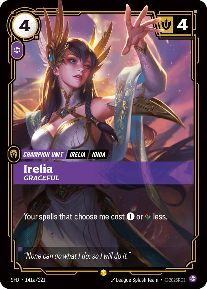 Irelia, Graceful (Alternate Art) card image
