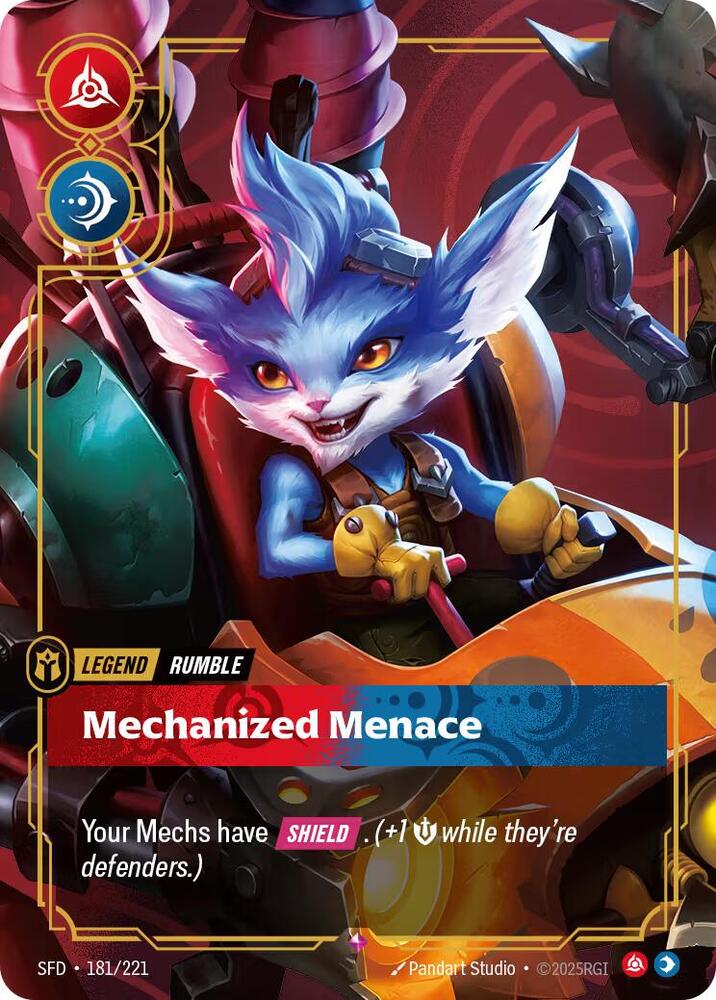 Rumble, Mechanized Menace card image