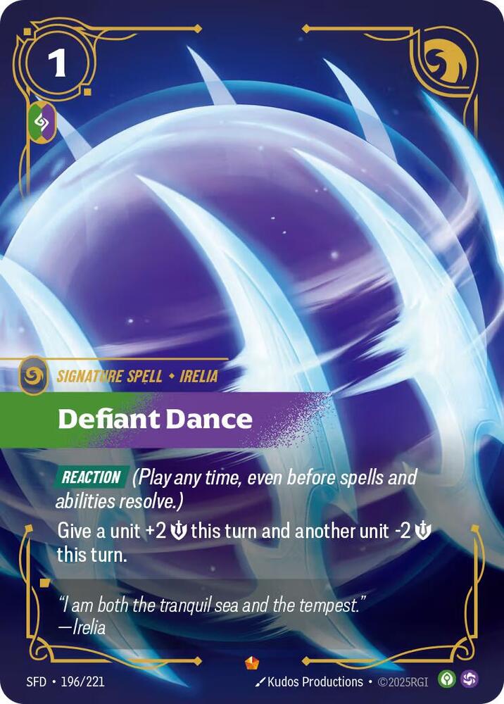 Defiant Dance card image