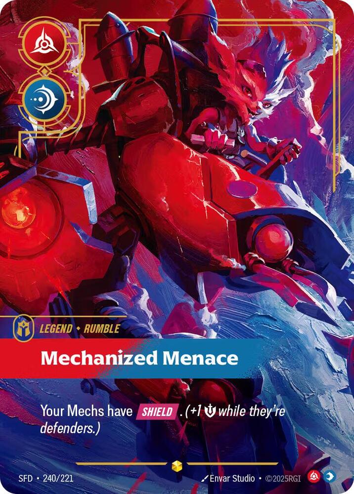 Rumble, Mechanized Menace (Overnumbered) card image