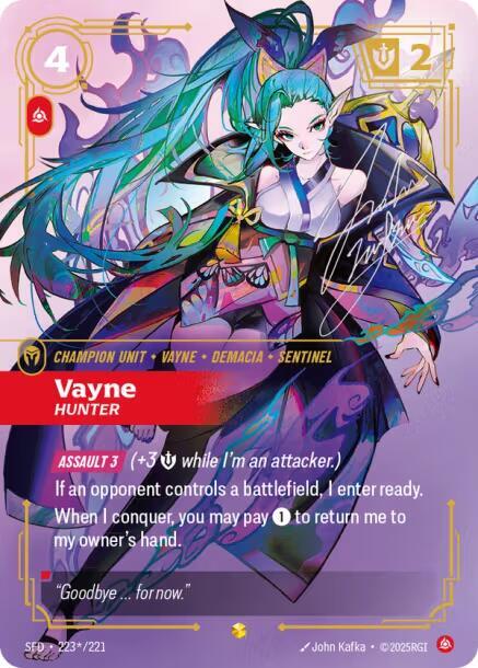 Vayne, Hunter (Signature) card image