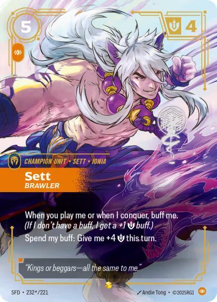 Sett, Brawler (Signature) card image