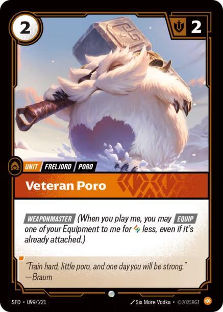 Veteran Poro card image