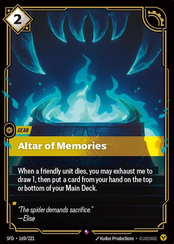Altar of Memories card image