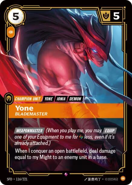 Yone, Blademaster card image