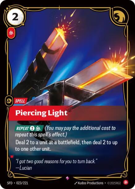 Piercing Light card image