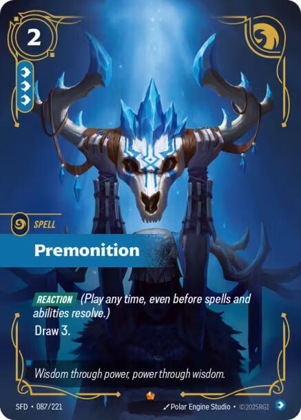 Premonition card image