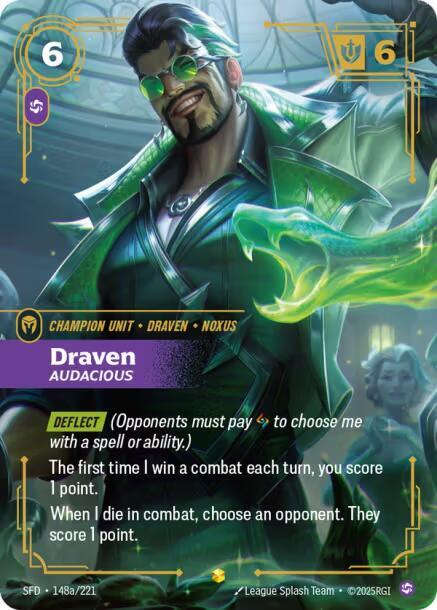 Draven, Audacious (Alternate Art) card image