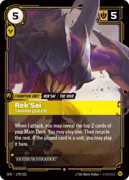 Rek'Sai, Swarm Queen card image