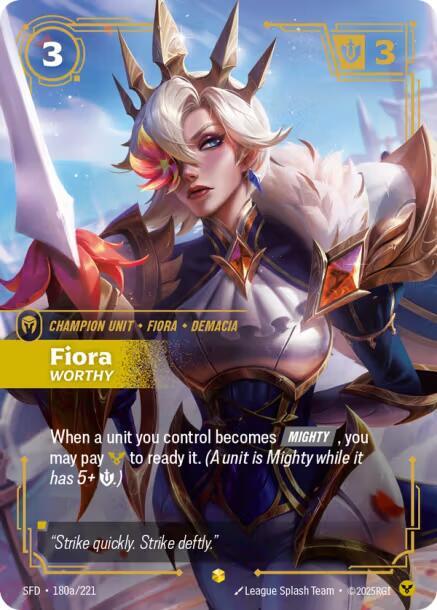 Fiora, Worthy (Alternate Art) card image