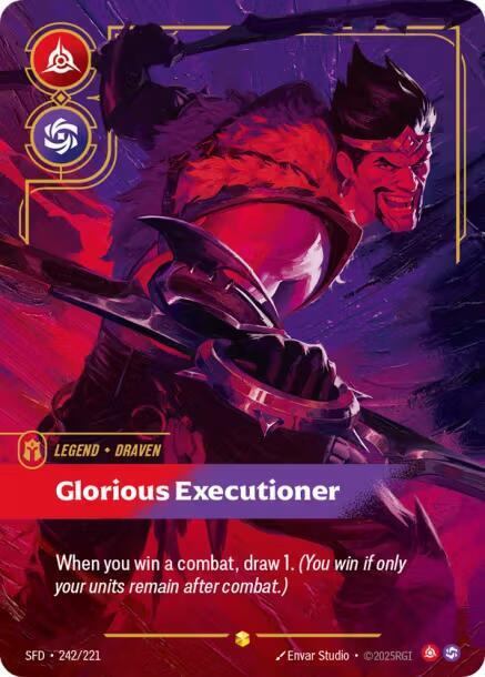 Draven, Glorious Executioner (Overnumbered) card image