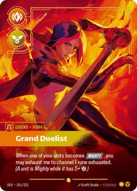 Fiora, Grand Duelist (Overnumbered) card image