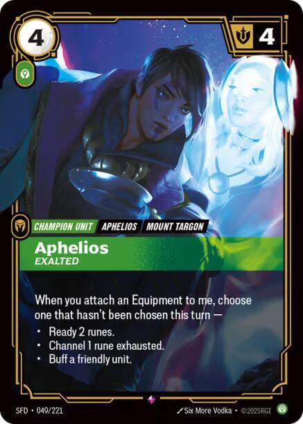 Aphelios, Exalted card image