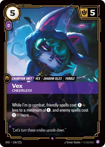 Vex, Cheerless card image