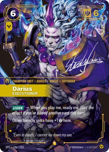 Darius, Executioner (Signature) card image